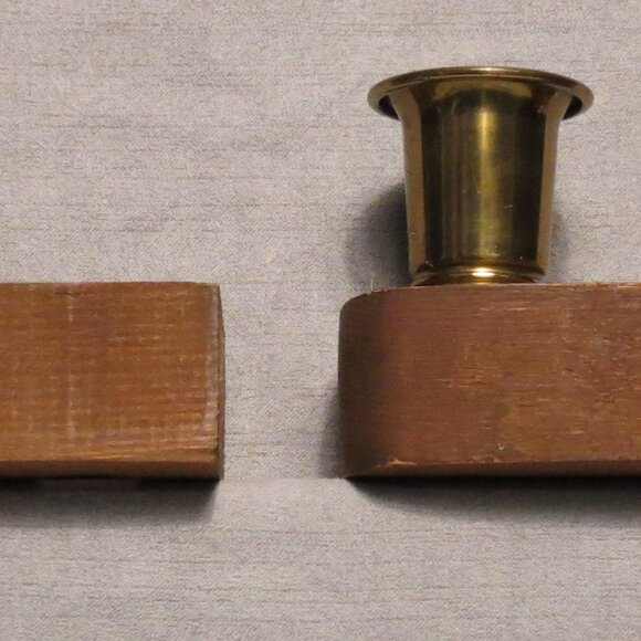 Antique sconces/candler holders from weaving looms - Picture 2 of 7